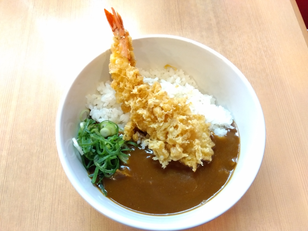 海老天かすカレーライス丼