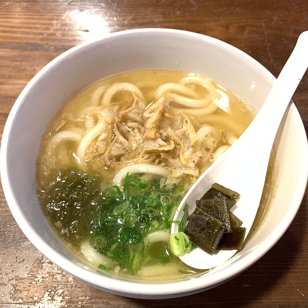 かすうどん恵美須屋本店かすうどん